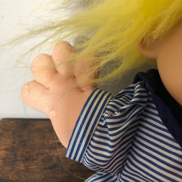 1990's Russ Troll Doll with yellow hair and sailor suit - Picture 3 of 3